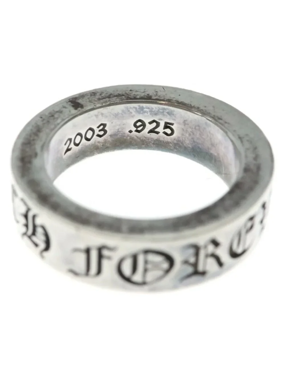 Chrome Hearts Spacer Forever Ring Silver